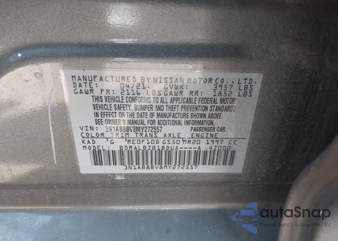 2021 Nissan Sentra S Xtronic Cvt from USA, damaged, VIN 3N1AB8BV8MY272557